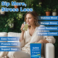 Personnalisation, stabilisation de l'humeur, gestion du stress, renforcement de la résilience, régulation du cortisol, mélange de boisson apaisante super équilibrée pour homme et femme