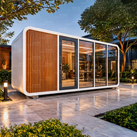 Maisons mobiles de luxe modernes en gros, Bateaux de camping pour vacances en plein air, Chambres capsules préfabriquées, Bureaux à structure en acier