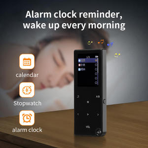 Lecteur MP3 MP4 portable en métal, son HiFi sans perte, bouton tactile, édition étudiante, radio FM, calendrier, alarme - Product Image 4