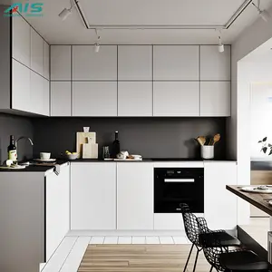 Ais Living-armario de cocina blanco completo para muebles pequeños, mueble de diseño de lujo, usado, clásico, con pantalla integrada