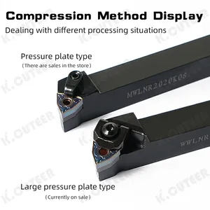 Portaherramientas de Torneado Externo Profesional con Insertos Wnmg - Product Image 5