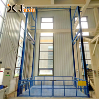 Mini-élévateur vertical à rail de guidage, système hydraulique, excellent rapport qualité-prix, élévateur de fret abordable pour entrepôt