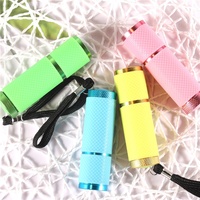 Lampe torche LED Portable à polymérisation UV, en alliage d'aluminium, pour sèche-ongles Gel