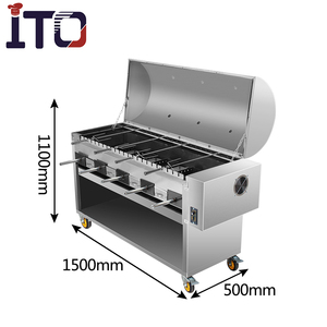 Grill commercial, machine à barbecue, grill à kebab, machine à rôtir automatique pour agneau - Product Image 4