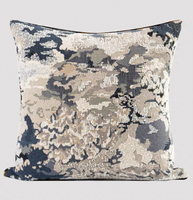 Vente en gros Housse de coussin florale de printemps de luxe, taie d'oreiller carrée jacquard haut de gamme pour canapé-lit, personnalisable OEM, échantillon gratuit