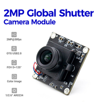 Nuevo Módulo de Cámara USB HAMPO de 2MP AR0234, Obturador Global CMOS, 60FPS de Alta Velocidad, Sin Controladores, Cámara Web