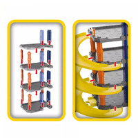 Offre Spéciale bricolage assemblé 4 étages fente ingénierie piste de voiture éducatif enfants parking jouets cadeau