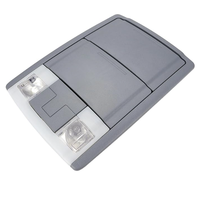 Console supérieure grise compatible avec Ford F250 F350 F450 F550 11-16, remplace 7L1A-13D776-C, ensemble d'éclairage intérieur de cabine et de rangement