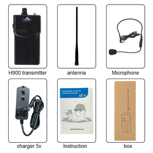 Émetteur FM H900 pour Entraînement de Natation <span class=keywords><strong>en</strong></span> Temps Réel, 12 Canaux, Compatible avec les Casques H902/H904/H907/H801/H913B/C, Haut-parleur Intégré - Product Image 6