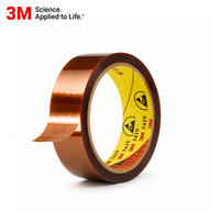 Ruban en polyimide antistatique 3M 5419, résistant aux solvants, taille personnalisée pour composants sensibles, traitement haute température