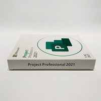 Caja de Tarjetas de Licencia Project Pro 2021 con Activación Global en Línea al 100%, Licencia de Clave de Internet, 6 Meses de Garantía, en Stock, Envío Rápido