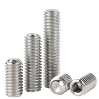 Asme Unc Unf 4 # -40 6 # Vis sans tête à six pans creux à denture fine en acier inoxydable -32 1/2-13 1/4-20 3/8-16
