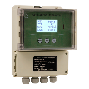 Saluran Flowmeter, parwool pengukuran tingkat aliran 0-4m pengukur aliran ultrasonik saluran terbuka - Product Image 5