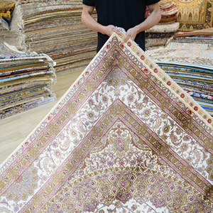 7x10ft persan goutte à goutte Antique fait à la main prix chinois soin tapis en soie turque à vendre - Product Image 6