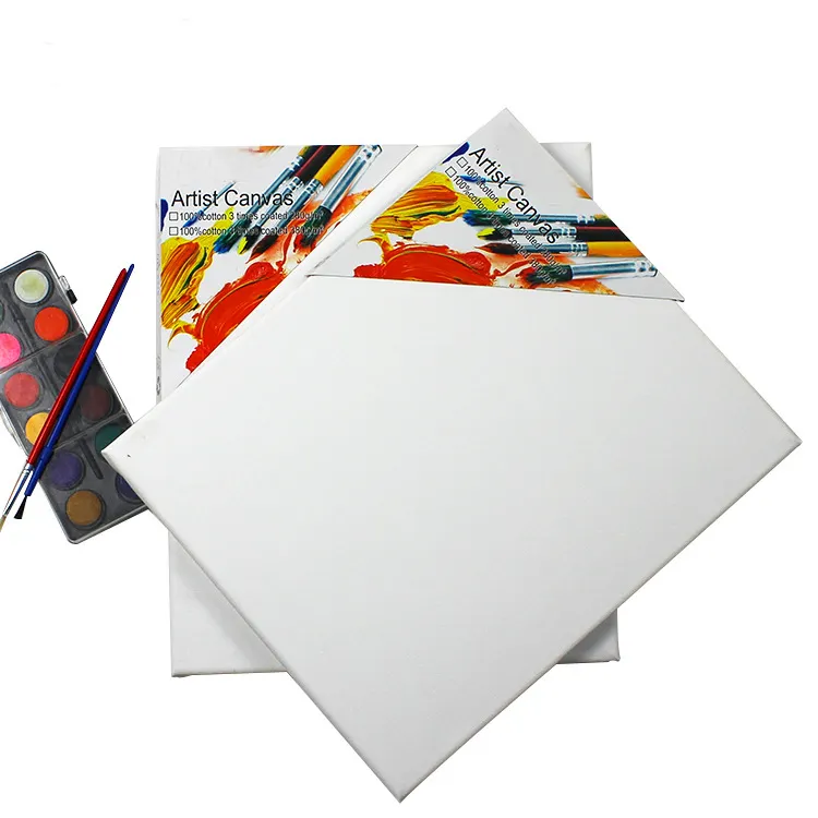 Bview Art Hoge Kwaliteit 280G Wit Mini Uitgerekt Canvas Voor Kinderen Schilderen