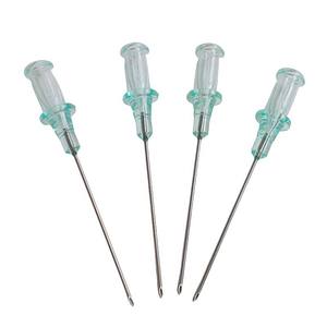 Tek kullanımlık tıbbi içi boş Troca Seldinger delinme iğne düz tanıtıcı 18G 7cm 3.8cm 20G 21G 23g 25g manuel güç çin - Product Image 2