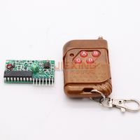Module sans fil 4 canaux PT2272/PT2262 avec télécommande 433 MHz PT2272-M4 YK04 433M