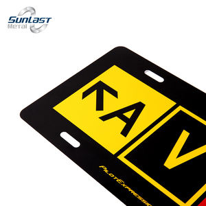 2025 personnalisé ma famille aluminium 3D Logo en relief plaque d'immatriculation de voiture personnalisé mer thème plaque d'immatriculation pour anniversaire - Product Image 3