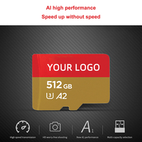 Kartu Memori Mini SD Plastik C10 U3 V30 Kecepatan Tinggi Grosir 16GB-256GB Kartu TF