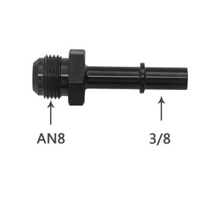 Adaptador de Enfriador de Aceite de Transmisión An8 An6 X 1/4 Nps, Versión Larga de Aluminio para Actualización y Reequipamiento - Product Image 5
