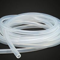 Tube d'eau en plastique flexible 2mmIDx4mmOD tuyau en caoutchouc de silicone médical pompe péristaltique Tube en silicone raccords de tuyau de pompe d'aquarium