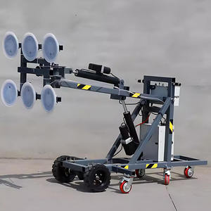 Carro de transporte manual con ventosas eléctricas para instalación de vidrio de gran tamaño en interiores - Product Image 5