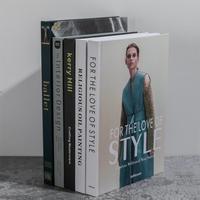 Support Personnalisation Ensemble de livres décoratifs modernes à couverture rigide, livres de présentation de pile de livres design de mode pour table basse