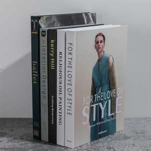 Support Personnalisation Ensemble de livres décoratifs modernes à couverture rigide, livres de présentation de pile de livres design de mode pour table basse - Product Image 5