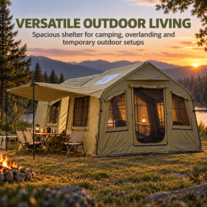 <span class=keywords><strong>Tenda</strong></span> Familiare Grande <span class=keywords><strong>per</strong></span> <span class=keywords><strong>Campeggio</strong></span> di Gruppo, Amici, Cortile, 300x500x220cm, Una Stanza e Area Giorno, <span class=keywords><strong>Veranda</strong></span> Laterale, Commercio all'Ingrosso ODM - Product Image 2