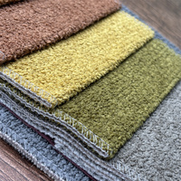 Chenille boucle fil berbère polaire canapé tissu durable 100% polyester Tissus textiles Mat