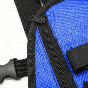 전술용 체스트 리그 MOLLE 파우치 무전기 휴대폰 홀더 조절 가능한 나일론 하네스 퀵 릴리즈 아웃도어 보안 사냥 하이킹 캠핑 - Product Image 3