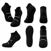 Chaussettes de trail anti-ampoules à séchage rapide, antibactériennes, en fibre de bambou, respirantes, échantillon gratuit, lettres personnalisables