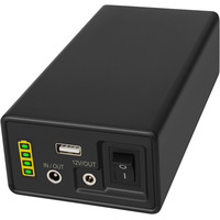 Batterie lithium-ion 24V, pack de batteries 12V 5V, power bank 44800mAh haute capacité, lumière LED, haut-parleur, station d'alimentation portable pour l'extérieur