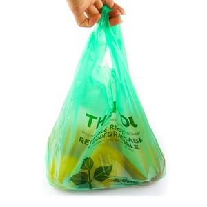 Heavy Duty Shopping Plastic Vest <b>Bag</b> Thank You Logo Printed Plastic <b>Bag</b> Custom Size Color T-Shirt <b>Bags</b> for Supermarket - Product Image 2