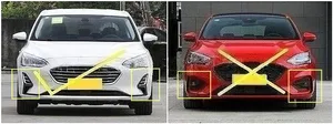 Front <b>Grille</b> <b>for</b> 2019 2020 2021 2022 Honeycomb Front Center Upper Grid <b>Mesh</b> Facelift Replace Body Kits - Product Image 2