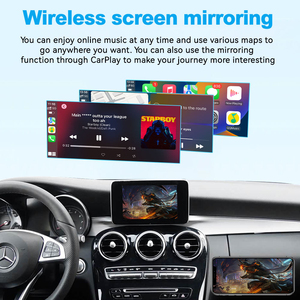 Interfaccia Carplay Android Auto 2025 Joyeauto per Audi Classe <span class=keywords><strong>A</strong></span>/<span class=keywords><strong>B</strong></span>/C/<span class=keywords><strong>S</strong></span>/GLK/GLA/ML/SLK/GLC 2012-2014, Mirror Link USB, Schermo Touch - Product Image 6
