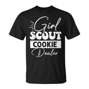 เสื้อยืดพนักงานขายคุกกี้เกิร์ลสเควตส์สำหรับเด็กผู้หญิง เสื้อคู่ครอบครัว - Product Image 1