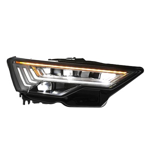 For 19-24 A6 Headlight Assembly Modification C8 Low Raised Five-<b>Bar</b> <b>LED</b> Matrix Flowing <b>Light</b> 12V 50W 12v <b>LED</b> Headlights for - Product Image 4