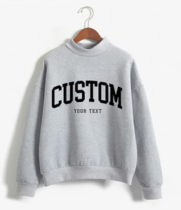<span class=keywords><strong>Felpa</strong></span> Boutique a Collo Alto e Maniche Lunghe per Bambini e Bambine, Giallo, Rosa, Grigio e Blu Navy, <span class=keywords><strong>Felpa</strong></span> Personalizzata per Bambini - Product Image 4