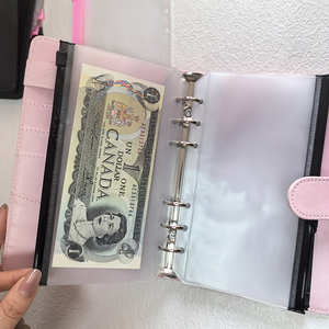 Nuovi arrivi buste in contanti laminate in Pvc impermeabili pianificatore Budget in Pvc con cerniera Budget Book - Product Image 5