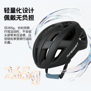 Casque de cyclisme Sagmit avec visière, taille réglable 56-62 cm, pour vélo de route et VTT, protection unisexe - Product Image 2