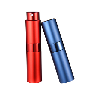 8ml rojo azul Color aluminio Shell Spray botellas 8cc elegante Colonia Perfume botellas de embalaje con pulverizador - Product Image 1