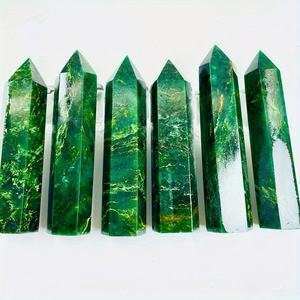 Piedra Natural de Esmeralda Septaria de Alta Calidad al por Mayor para Decoración del Hogar y Regalos Festivos - Product Image 2