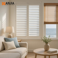 Volets Horizontaux Ajustables Anti-Ouragan pour Villas, Stores Roulants Anti-Pluie pour Climatisation, Volets en Plastique, Persiennes pour Fenêtres