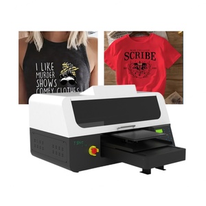 เครื่องพิมพ์เสื้อยืดคุณภาพสูงขนาด A3 แบบ DTG เครื่องพิมพ์ผ้าสำหรับพิมพ์โลโก้บนผ้าฝ้ายและเสื้อยืด - Product Image 4