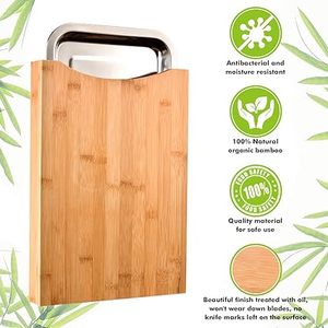 Planche à découper <span class=keywords><strong>en</strong></span> bambou sans désordre avec plateau à tiroir coulissant Planche à découper <span class=keywords><strong>en</strong></span> <span class=keywords><strong>bois</strong></span> avec plateaux - Product Image 5