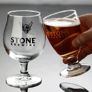 16oz verrerie <span class=keywords><strong>belge</strong></span> faite à la main personnalisé gravé Logo impression tulipe verres à <span class=keywords><strong>bière</strong></span> Style Pilsner pour Bar maison ou cadeaux - Product Image 2
