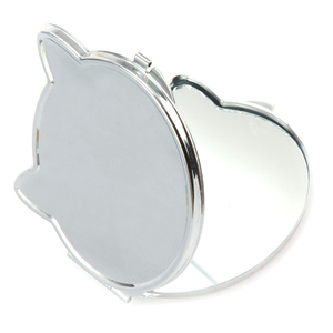 Cat Shape <b>Foldable</b> Double Sided Makeup <b>Mirror</b> Portable Pocket Vanity <b>Mirror</b> Magnifying Travel Cosmetic <b>Mirror</b> - Product Image 3