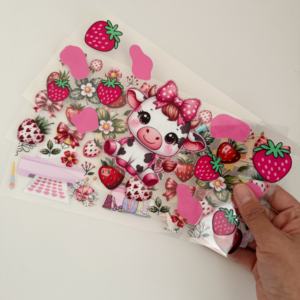 Envolturas para Vasos con Diseño de Niña y Mamá, Protección UV DTF para Vasos de 16 Onzas, Transferencias para Envolver Vasos con Diseño UV DTF, Adhesivo UV DTF - Product Image 1