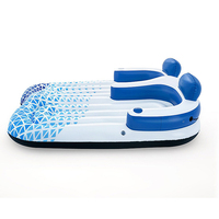 Chaise longue gonflable Portable avec oreiller pour 2 personnes